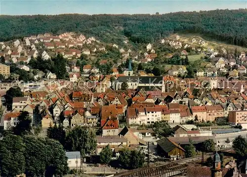 AK / Ansichtskarte Mosbach_Baden Fliegeraufnahme  Mosbach_Baden