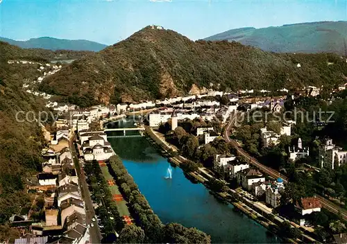 AK / Ansichtskarte Bad_Ems Panorama Blick ueber die Lahn Fliegeraufnahme Bad_Ems