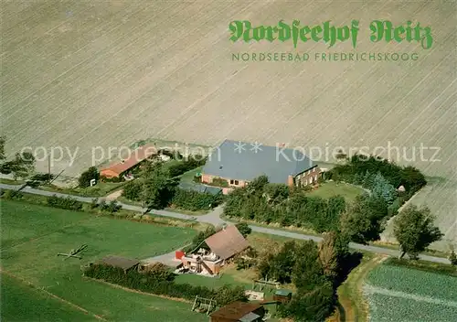 Friedrichskoog_Nordseebad Nordseehof Reitz Fliegeraufnahme Friedrichskoog_Nordseebad