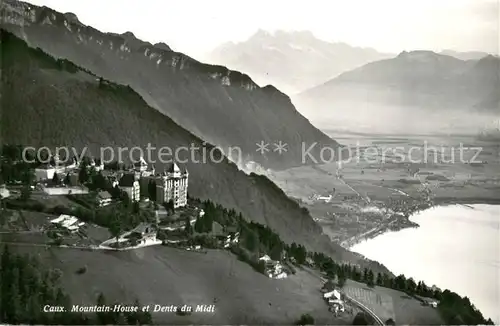 Caux_VD Mountain House et Dents du Midi Caux_VD