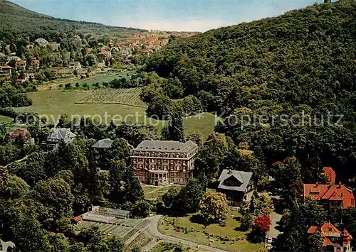 AK / Ansichtskarte Koenigstein_Taunus Heilklimatischer Kurort Klinik Dr. Amelung Fliegeraufnahme Koenigstein_Taunus