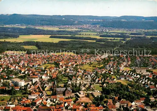 AK / Ansichtskarte Miesenbach_Ramstein Miesenbach mit Blick zur Sickinger Hoehe Fliegeraufnahme Miesenbach