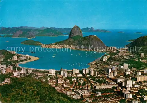 Rio_de_Janeiro Visto panoramica de Botafogo com Pao de Acucar Rio_de_Janeiro