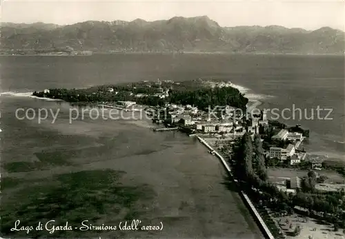 Sirmione_Lago_di_Garda Fliegeraufnahme Sirmione_Lago_di_Garda