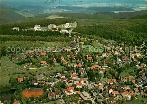 AK / Ansichtskarte Hahnenklee Bockswiese_Harz Kurort Fliegeraufnahme Hahnenklee Bockswiese