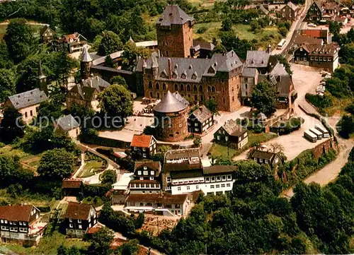 AK / Ansichtskarte Burg_Wupper Schloss Wahrzeichen des Bergischen Landes Fliegeraufnahme Burg Wupper