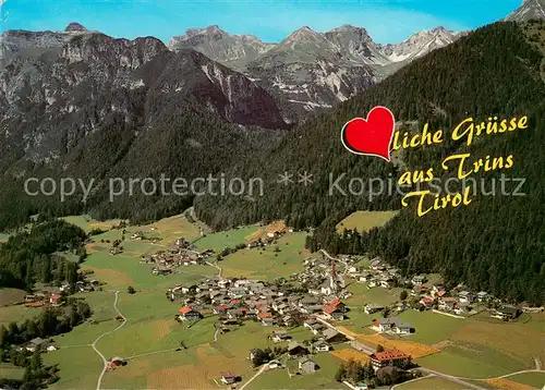 AK / Ansichtskarte Trins_Innsbruck Fliegeraufnahme mit Kirchdachspitze Trins Innsbruck