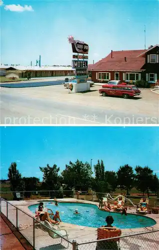 AK / Ansichtskarte Clovis_New_Mexico Silver Spur Motel Pool 