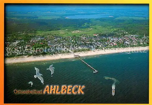 AK / Ansichtskarte Ahlbeck_Ostseebad Fliegeraufnahme Ahlbeck_Ostseebad