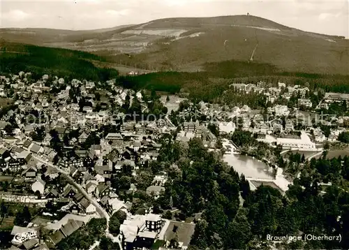 AK / Ansichtskarte Braunlage Fliegeraufnahme Braunlage