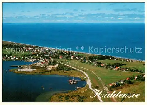 AK / Ansichtskarte Vitte_Hiddensee Fliegeraufnahme Vitte Hiddensee