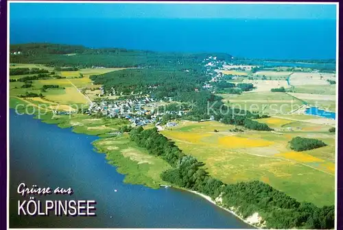 AK / Ansichtskarte Koelpinsee_Usedom Fliegeraufnahme Koelpinsee Usedom