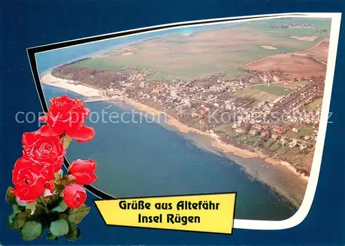 AK / Ansichtskarte Altefaehr_Ruegen Fliegeraufnahme Altefaehr Ruegen