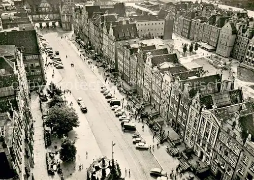 AK / Ansichtskarte Gdansk Dlugi Targ Marktplatz Fliegeraufnahme Gdansk