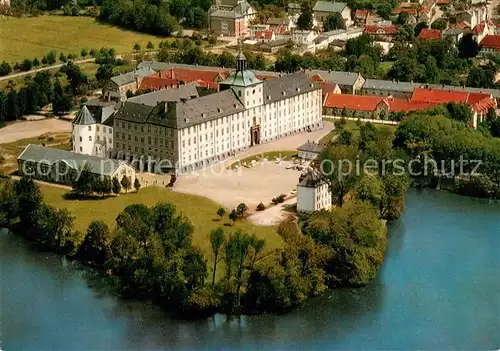 AK / Ansichtskarte Schleswig_Schlei Schloss Gottorf mit Burgsee Fliegeraufnahme Schleswig_Schlei