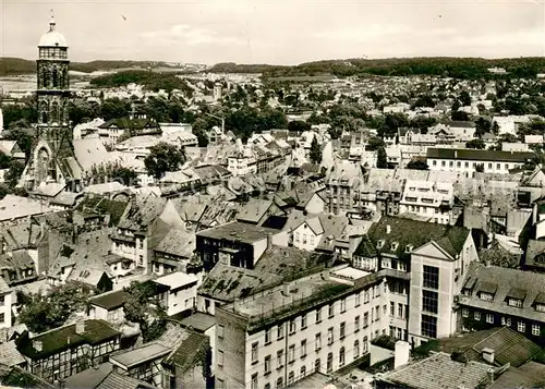 AK / Ansichtskarte Goettingen_Niedersachsen Blick vom Johannisturm zum Hainberg mit Rohns Goettingen Niedersachsen