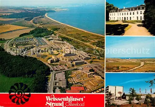 AK / Ansichtskarte Weissenhaeuser_Strand Fliegeraufnahme Hotel Panorama Weissenhaeuser_Strand