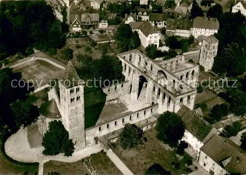 AK / Ansichtskarte Bad_Hersfeld Fliegeraufnahme Stiftsruine Bad_Hersfeld