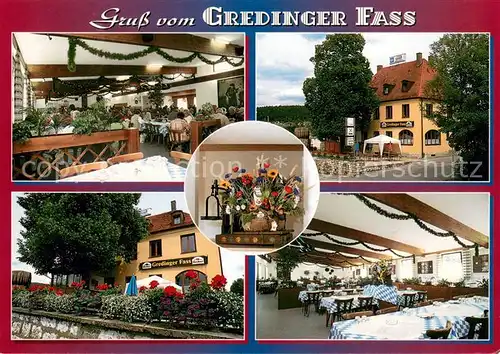 AK / Ansichtskarte Greding Gasthaus Gredinger Fass Greding