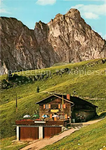 AK / Ansichtskarte Pfronten Hochalphuette auf der Breitenberg Hochalpe Pfronten