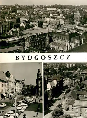 AK / Ansichtskarte Bydgoszcz_Pommern Widok ogolny Aleje 1 Maja Ulica Jagiellonska Bydgoszcz Pommern