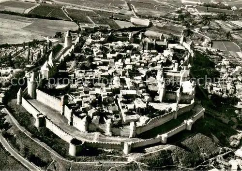 AK / Ansichtskarte Carcassonne Vue generale aerienne sur la Cite Carcassonne