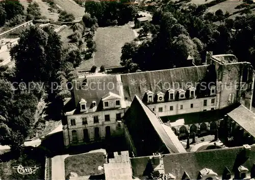 AK / Ansichtskarte Saint Wandrille Rancon Abbaye Saint Wandrlle Vue aerienne Ensemble des batiments et jardins Saint Wandrille Rancon