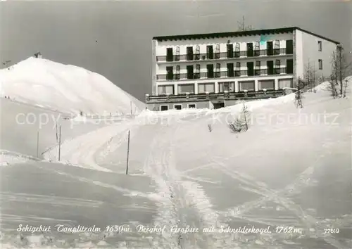 AK / Ansichtskarte Tauplitzalm Berghof Grosssee mit Schneiderkogel Tauplitzalm