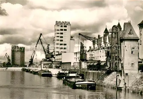 AK / Ansichtskarte Bamberg Neuer Hafen Becken I Bamberg