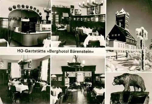 AK / Ansichtskarte Baerenstein_Annaberg Buchholz HO Gaststaette Berghotel Baerenstein Baerenstein