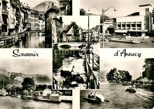 Annecy_Haute Savoie Le Thiou Casino Theatre Palais de l Isle Port Ile des Cygnes Annecy Haute Savoie