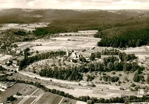 AK / Ansichtskarte Lorch_Wuerttemberg Kloster Fliegeraufnahme Lorch Wuerttemberg