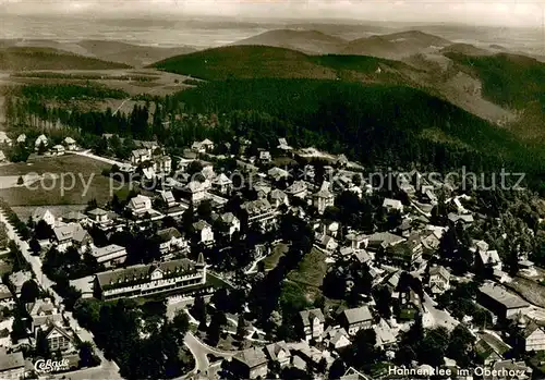 AK / Ansichtskarte Hahnenklee Bockswiese_Harz Fliegeraufnahme Hahnenklee Bockswiese