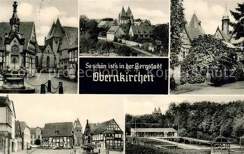 AK / Ansichtskarte Obernkirchen Teilansichten Bergstadt Obernkirchen