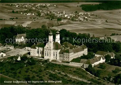 Ingstetten_Inchenhofen Kloster Roggenburg Fliegeraufnahme Ingstetten_Inchenhofen