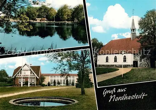 Nordhastedt Schwanenteich Park Kirche Nordhastedt