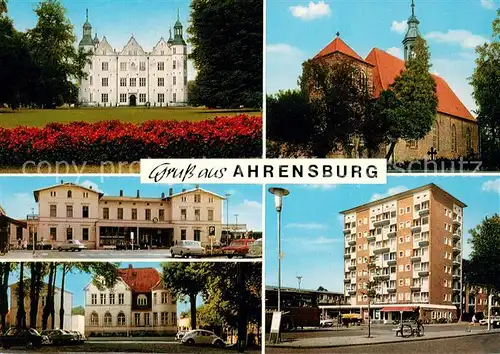 Ahrensburg Schloss Kirche Stadthaus Markt Hochhaus Ahrensburg