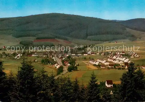 AK / Ansichtskarte Berghausen_Wittgenstein Panorama Luftkurort Wittgensteiner Land Berghausen_Wittgenstein