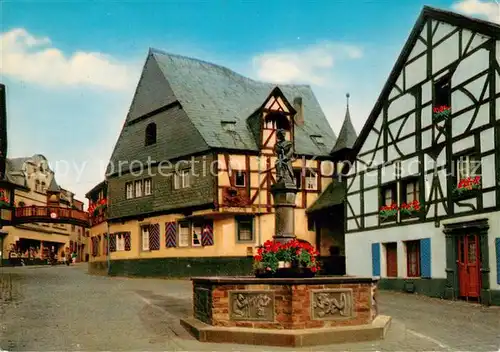 AK / Ansichtskarte Winningen_Mosel Am Weinhexenbrunnen Winningen Mosel