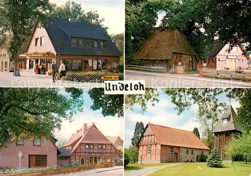 AK / Ansichtskarte Undeloh Teilansichten Alter Bauernhof im Naturschutzgebiet Lueneburger Heide Undeloh
