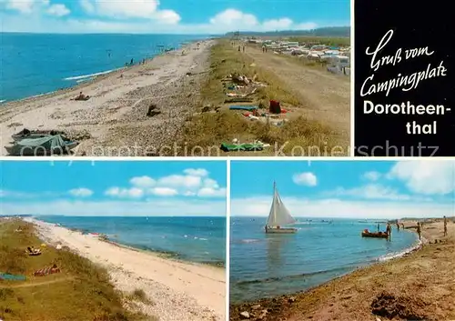 AK / Ansichtskarte Gruenholz Campingplatz Dorotheenthal Strandpartien Gruenholz