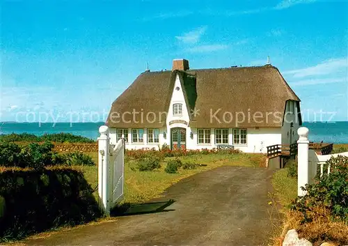 AK / Ansichtskarte Morsum_Sylt Friesenhaus am Watt Morsum Sylt