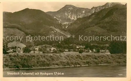 AK / Ansichtskarte Staudach Egerndach mit Hochgern Staudach Egerndach