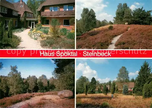 AK / Ansichtskarte Steinbeck_Luhe Haus Spoektal Heidepartien Steinbeck Luhe