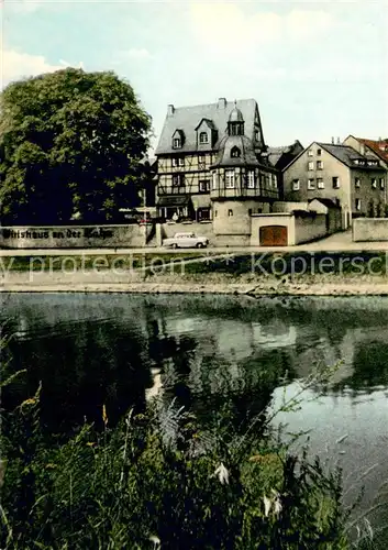 AK / Ansichtskarte Niederlahnstein Wirtshaus an der Lahn Niederlahnstein