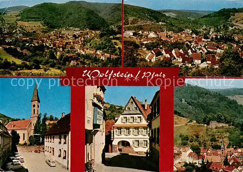 AK / Ansichtskarte Wolfstein_Pfalz Panorama Kirche Ortspartie  Wolfstein_Pfalz