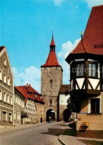 AK / Ansichtskarte Neustadt_Aisch Nuernberger Tor Altstadt Neustadt_Aisch