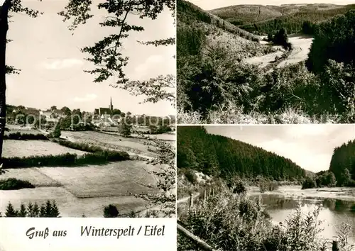 AK / Ansichtskarte Winterspelt Landschaftspanorama Blick zum Ort Winterspelt