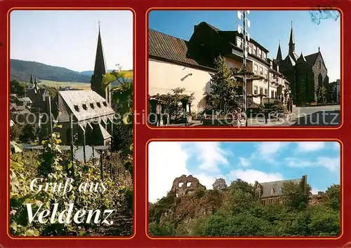 AK / Ansichtskarte Veldenz Kirchen Burgruine Veldenz