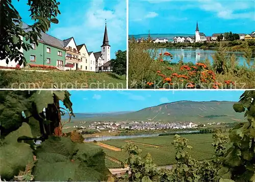 AK / Ansichtskarte Detzem Gasthaus zum Anker Moselpartie Panorama Detzem